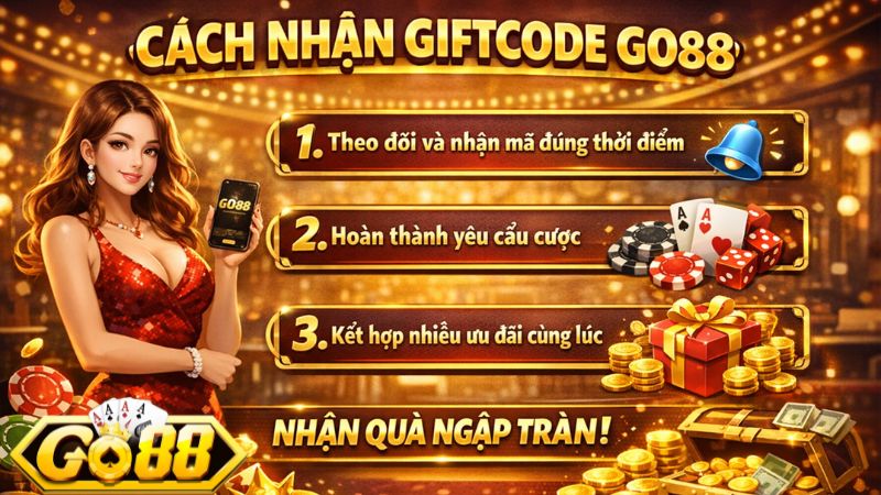 Cách nhận Giftcode GO88 hiệu quả và không bỏ lỡ quyền lợi Cách nhận Giftcode GO88 hiệu quả và không bỏ lỡ quyền lợi