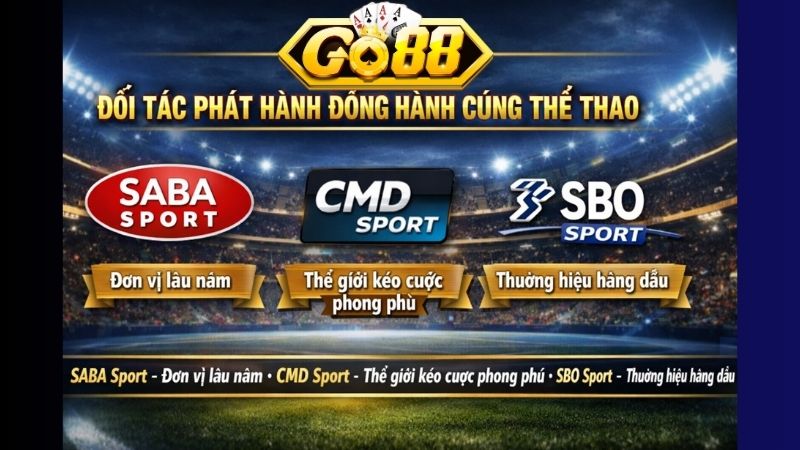 Đối tác phát hành đồng hành cùng thể thao Go88