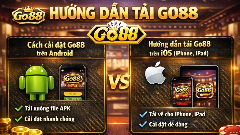 Hướng dẫn tải Go88 chi tiết theo từng hệ điều hành