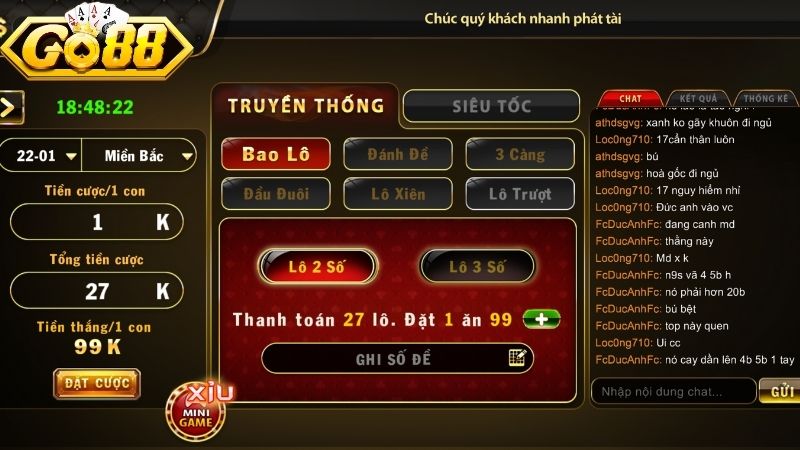 Những Cách Chơi Lô Đề Online Phổ Biến Tại Go88