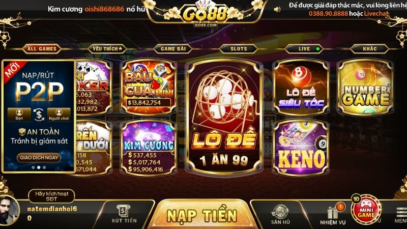 Tổng Quan Về Sảnh Lô Đề Go88