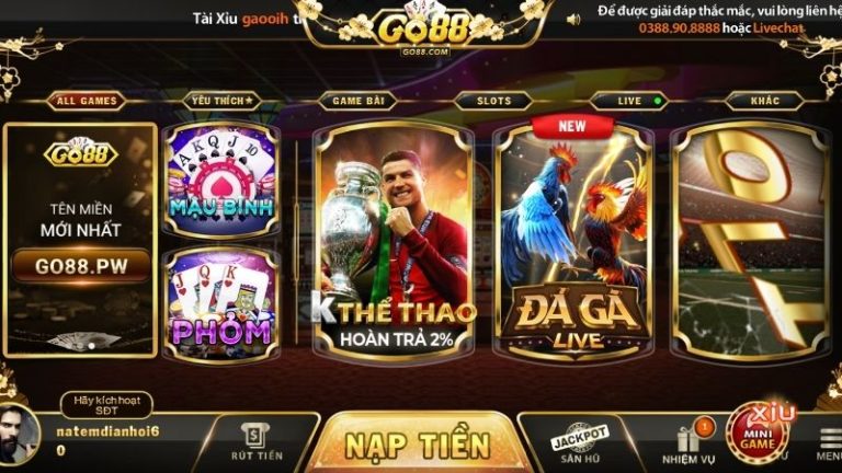 Tổng quan về sảnh thể thao Go88