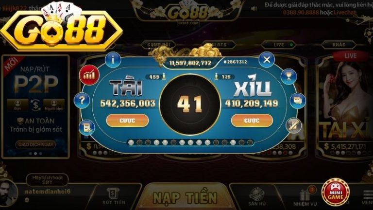 Tổng quan về tài xỉu Go88